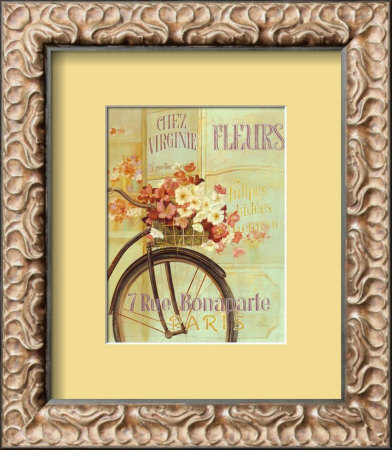 Paris Bicycle by Fabrice De Villeneuve Pricing Limited Edition Print image