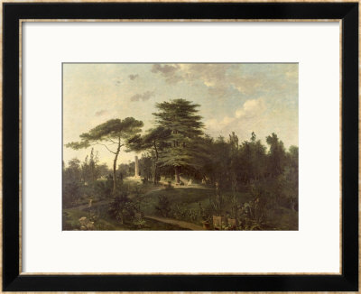 The Cedar Of Lebanon In The Jardin Des Plantes by Jean Pierre Louis L.. Houel Pricing Limited Edition Print image