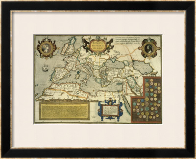 Map Of The Roman Empire by Abraham Ortelius Pricing Limited Edition Print image