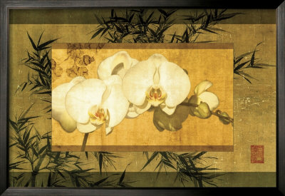 Bamboo And Orchids Ii by Ives Mccoll Pricing Limited Edition Print image