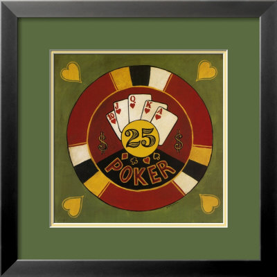 Twenty-Five Dollar Poker Chip by Gregory Gorham Pricing Limited Edition Print image