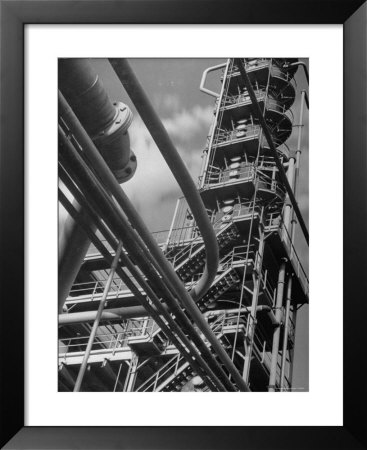 Exterior View Of A Refinery And Factory by Andreas Feininger Pricing Limited Edition Print image