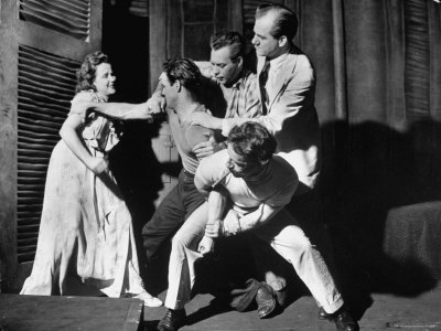 Kim Hunter And Others Fighting In A Scene From Streetcar Named Desire by Eliot Elisofon Pricing Limited Edition Print image