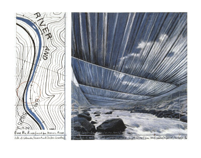 Over The River, Project For The Arkansas River by Christo Pricing Limited Edition Print image