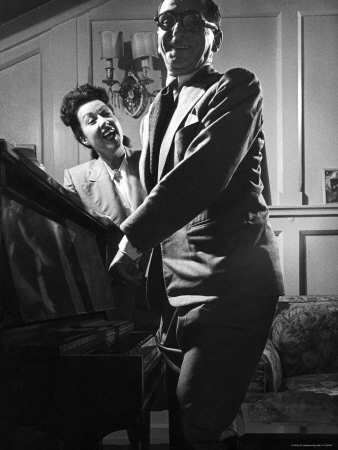 Ethel Merman And Composer Irving Berlin Rehearsing Call Me Madam by Gjon Mili Pricing Limited Edition Print image
