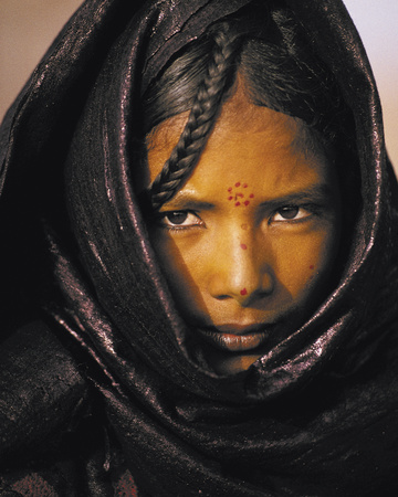Young Taureg Woman Niger by Jean-Luc Manaud Pricing Limited Edition Print image