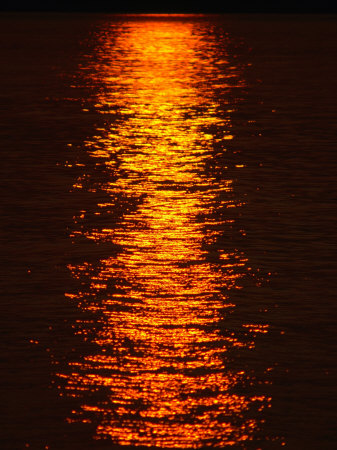 Sunset Reflecting On Ocean, Cavtat, Dubrovnik-Neretva, Croatia by Jon Davison Pricing Limited Edition Print image
