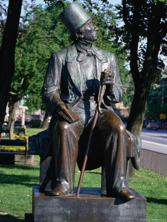 Statue Of Hans Christian Andersen, Copenhagen, Denmark by Jon Davison Pricing Limited Edition Print image