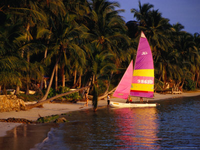 Sail Boat On Beach, Thailand by Joe Cummings Pricing Limited Edition Print image