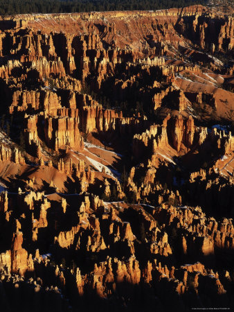 Bryce Amphitheater With Sunrise Glow by Walter Bibikow Pricing Limited Edition Print image