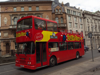 Dublin Ireland - Buses by Keith Levit Pricing Limited Edition Print image