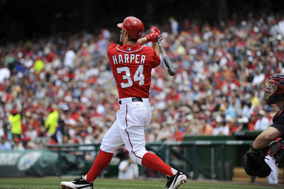 Washington, Dc - June 3: Bryce Harper by Jonathan Ernst Pricing Limited Edition Print image