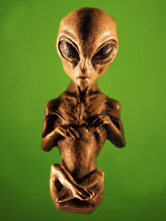 Model Of An Alien by Chuck Carlton Pricing Limited Edition Print image