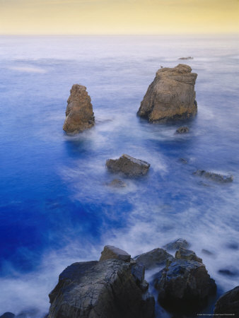 Rock Formations At Sea, Garrapata State Park, Ca by Jules Cowan Pricing Limited Edition Print image