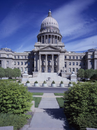 Capitol Building In Boise Idaho by Fogstock Llc Pricing Limited Edition Print image