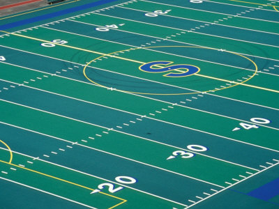 Empty Football Field by Fogstock Llc Pricing Limited Edition Print image