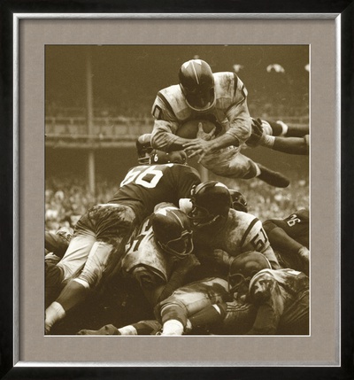 Over The Top: The Redskins Vs. The Giants, C.1960 by Robert Riger Pricing Limited Edition Print image