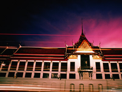 Dusit Maha Prasad Hall In Grand Palace, Bangkok, Thailand by Bill Wassman Pricing Limited Edition Print image