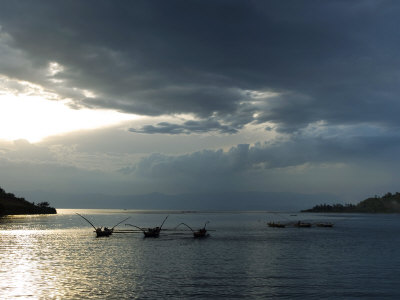 Fishing Boats, Rwanda by Ariadne Van Zandbergen Pricing Limited Edition Print image