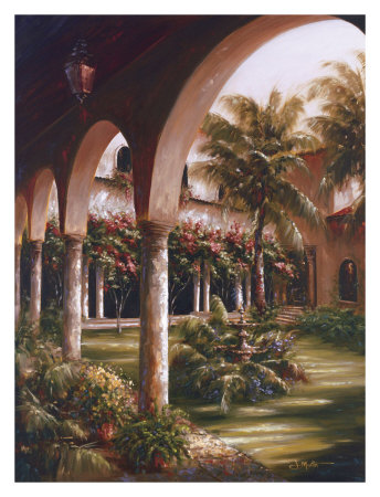 Palm Entrance I by J. Martin Pricing Limited Edition Print image