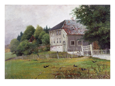 House Of A Public Notary, Drobak (Oil On Canvas) by Carl-Edvard Diriks Pricing Limited Edition Print image