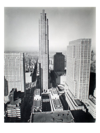 Rockefeller Center, From 444 Madison Avenue, Manhattan by Berenice Abbott Pricing Limited Edition Print image