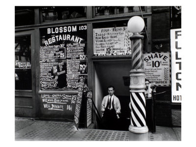 Blossom Restaurant, 103 Bowery, Manhattan by Berenice Abbott Pricing Limited Edition Print image