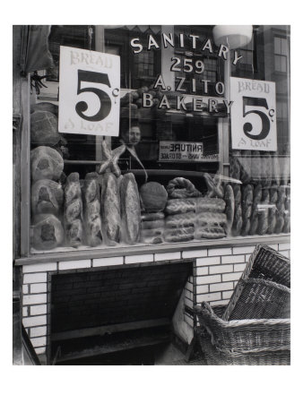 Bread Store, 259 Bleecker Street, Manhattan by Berenice Abbott Pricing Limited Edition Print image