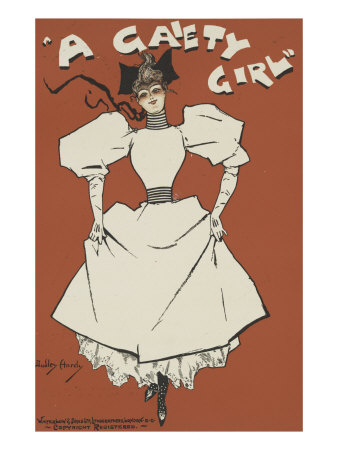 A Gaiety Girl by Dudley Hardy Pricing Limited Edition Print image