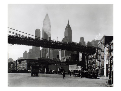 Waterfront, South Street, Manhattan by Berenice Abbott Pricing Limited Edition Print image