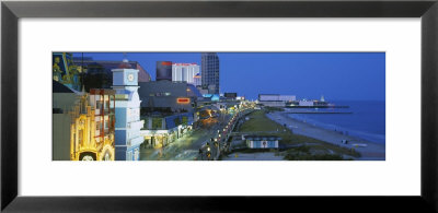 City Street Lit Up At Night, Atlantic City, New Jersey, Usa by Panoramic Images Pricing Limited Edition Print image