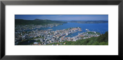 Bergen, Hordaland, Norway by Panoramic Images Pricing Limited Edition Print image