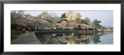 Reflection Of A Monument In A River, Jefferson Memorial, Potomac River, Washington Dc, Usa by Panoramic Images Pricing Limited Edition Print image