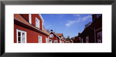 Houses On The Both Sides Of A Street, Trosa, Sweden by Panoramic Images Pricing Limited Edition Print image