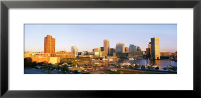 Federal Hill Park, Inner Harbor Area And Skyline, Baltimore, Maryland, Usa by Panoramic Images Pricing Limited Edition Print image