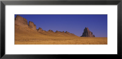 Rock Formations On A Landscape, Ship Rock, New Mexico, Usa by Panoramic Images Pricing Limited Edition Print image