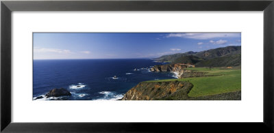 Cliffs On The Coast, Big Sur, California, Usa by Panoramic Images Pricing Limited Edition Print image