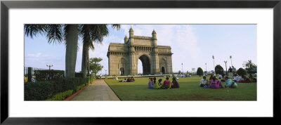 Tourist In Front Of A Monument, Gateway Of India, Mumbai, Maharashtra, India by Panoramic Images Pricing Limited Edition Print image