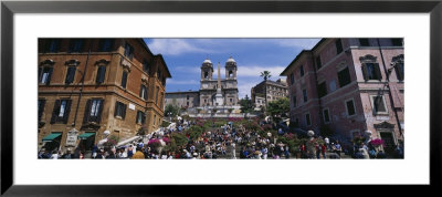 Tourist On Steps, Spanish Steps, Rome, Italy by Panoramic Images Pricing Limited Edition Print image