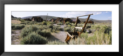 Houses On A Landscape, Bodie Ghost Town, Bridgeport, California, Usa by Panoramic Images Pricing Limited Edition Print image