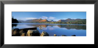 Reflection Of Mountains In Water, Derwent Water, Lake District, England by Panoramic Images Pricing Limited Edition Print image