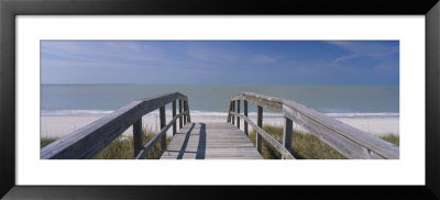 Boardwalk On The Beach, Gasparilla Island, Florida, Usa by Panoramic Images Pricing Limited Edition Print image