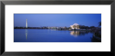 River In Front Of A Monument, Washington Monument, Washington D.C., Usa by Panoramic Images Pricing Limited Edition Print image