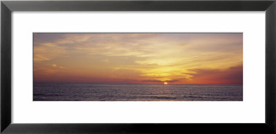Sunset Over The Sea, Gulf Of Mexico, Venice, Sarasota County, Florida, Usa by Panoramic Images Pricing Limited Edition Print image