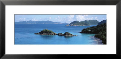 Tourists On Vacations, Trunk Bay, St. John, Us Virgin Islands by Panoramic Images Pricing Limited Edition Print image