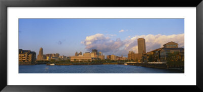 Buildings And Marina, Buffalo, New York State, Usa by Panoramic Images Pricing Limited Edition Print image