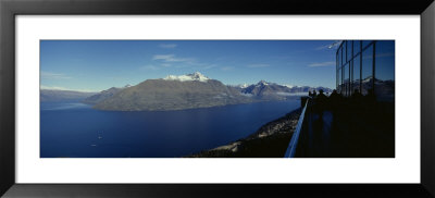 Mountains Surrounded By A Lake, Queenstown, South Island, New Zealand by Panoramic Images Pricing Limited Edition Print image