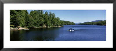 Seaplane Landing In A Lake, Long Lake, Adirondack State Park, New York State, Usa by Panoramic Images Pricing Limited Edition Print image