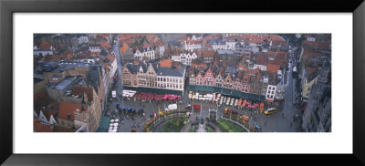 Town Square, Bruges, Belgium by Panoramic Images Pricing Limited Edition Print image