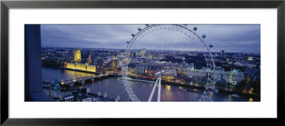Ferris Wheel In A City, Millennium Wheel, London, England by Panoramic Images Pricing Limited Edition Print image